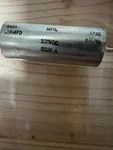 5PCS Of S&ei Mfg. 1736 Paper In Oil Pio Audio Capacitors 0.18MFD 10% 100V New. Price: $40.00.