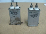 Two Gudeman Company Oil Condenser 0.5 Mfd 1500 Vdc Used. Price: $30.00.