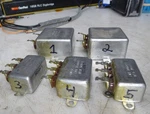 5X Vintage Aerovox 600V "bathtub" Capacitors Nos Tested Open. Price: $20.00.