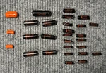 25 Vintage Sprague Black Beauty Tone Capacitors 400-600-100 Nos New. Price: $100.00.