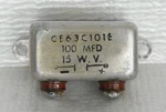Vintage Pyramid 100UF 15WV Bathtub Oil Capacitor ( CE63C101E ) Used. Price: $9.99.