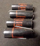 Sprague Black Beauty Capacitors .5 Mf 600 Volts Pn 6TM-P5 (4) Used. Price: $99.99.