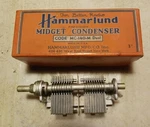 Hammarlund Shortwave Midget Condenser Code MC-140-M Dual- Air Tuner Nos In Box New. Price: $69.95.