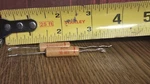 Vtg Sprague .022 Uf 100V Molded Capacitor Pair 157P Cream Color Tube Amp Tone Used. Price: $19.99.
