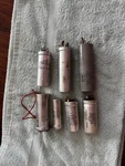 Lot Of Electrolytic Capacitors Mallory, Elna, General Electric, Sanpo Used. Price: $18.30.