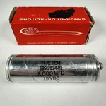 Sangamo 539-2534-01 Electrolytic Fixed Capacitor 8,000 Mfd Dcm 8M/15 New. Price: $14.99.
