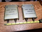 2 Vtg Micamold Pio Capacitors 8UF 1000VDC Mil Spec Paper Oil Ham Tube Amp Radio Used. Price: $24.95.