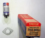 Sprague Electrolytic Capacitor TVLS-3604.1 Twist-lok 20-50MF Nos Open. Price: $9.71.