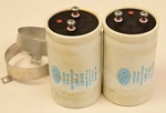 Qty Sangamo 0180-2389 Large Electrolytic Capacitors 7,800UF 100VDC W/ Mounts Used. Price: $55.00.