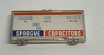 Vintage Sprague Hyk .02UF (0.02 Mf) 100 Volts Capacitor TG-S20 Nos New. Price: $22.00.