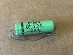 Nos Cornell Dubilier Greenie .05 Uf 600V Capacitor Tube Tone Tested (qty A) Open. Price: $15.00.