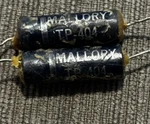 Rare Blue Mallory TP-404 Guitar Amplifier Tone Capacitors .001 Mf 600 V Antique Used. Price: $20.00.