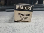 Mallory WP-131.5M 160 Mf 300VDC Electrolytic Can Capacitor Nos New. Price: $16.80.