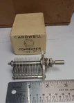Cardwell Condenser Variable Air Capacitor ZT-30-AS Used. Price: $34.00.