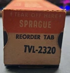 Sprague Capactiors TVL-2320 Twist-lok 50+50 Mf Wvdc New-old Stock. Price: $20.00.