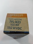 Sprague TVL-1423 100 F 150VDC Twist-lok Electrolytic Capacitor New. Price: $26.95.