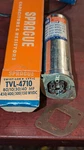 Nos Sprague Twist-lok Capacitor TVL-4 710 80/10/30/40 Mfd Open. Price: $22.00.