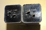 2 Western Electric Condensers, Fe 14 And 15, From Network Used. Price: $15.00.