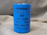 Sprague Powerlytic 36D Capacitor 1300-50DC 7947L 4503 Usa EP50-132 Used. Price: $9.99.
