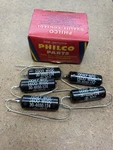 5 Nos Nib Philco Rebrand Sprague Black Beauty .0047UF 1600VDC Molded Capacitor New. Price: $40.00.