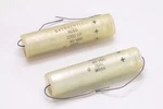Pair Of Mil Spec Extralytic Capacitor By Sprague Type 601D, 1000 / 40 V, Nos New. Price: $35.80.