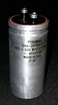 New Electrolytic Capacitor Pyramid 300MFD/UF 275V Dc. Price: $59.95.