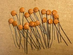 20 Nos 1960S Arco Ceramic Disk .01 Uf 50V Tube Amp Tone Capacitors Test Good (qt Open. Price: $5.00.