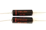 Vintage New Old Stock Sprague .01UF Black Beauty Capacitors (pair) Excellent. Price: $30.00.