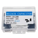 6X12MM 47UF 47MFD 50VOLTAGE 20% Aluminum Electrolytic Capacitors (pack Of New. Price: $14.85.