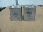 Two Sprague Vitamin Q Capacitors BLC158-1 Used Untested. Price: $50.00.