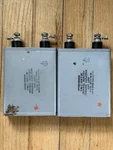 Great Nos Pair Usn Issue Ge Pyranol 4 Uf 1500V Pio Bathtub Capacitor Exc Open. Price: $75.00.