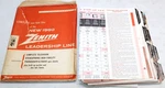 1959 Zenith Complete All New Full Line Specification Sheets Tv Radio Phonograph Used. Price: $219.00.