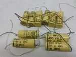 Cde Mfd 400 Vdc 10% Poly Fill Wrap Capacitor (qty 8 Ea) Tested, Vintage, Rate Used. Price: $88.00.