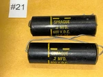 Nos Sprague Black .2 Mfd 600V Tube Amp Capacitors 6TM-P2 Unspecified. Price: $50.00.
