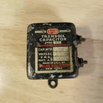 1950'S Solar Transoil Capacitor Type Xd 3MFD 1000VDC Mfg Corp. Nos New. Price: $65.01.