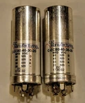 Two Capacitors Ce Mfg Can Electrolytic Mallory 525V, 80/40/30/20 Usa Mfd New. Price: $88.95.