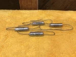 General Instruments Pio Metal Capacitors: (4) .0033UF 600V Genuine Nos Vintage New. Price: $16.00.