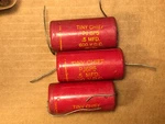 3 Cornell Dubilier Tiny Chief .5 Uf 600V Guitar Amp Capacitors Tested - 2 Nos Unspecified. Price: $25.00.