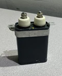 Vintage Aerovox Capacitor 2509 0.5 Mfd 2500 Vdc With Original Mounting Bracket Used. Price: $59.95.