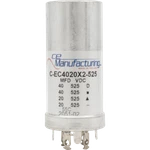 Capacitor, Ce Mfg., 525V, 40/40/20/20 New. Price: $40.95.