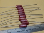 Good-all Trw Red .0056UF 400V Mylar Dielectric Nos Tone Capacitors (10) 600UE Open. Price: $15.00.