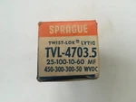 Sprague Nos Can Capacitor TVL-4703 New. Price: $25.00.