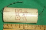 Big Giant Good-all 2.0UF 600VDC Film Capacitor Open. Price: $24.99.
