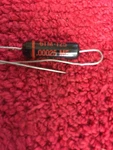 6TM-T25 Sprague Capacitor Black With Yellow Stripe .00025MFD 600V New. Price: $5.25.