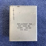 Nos Rca Capacitor 10UF 400VDC Pio Paper In Oil Tested! 72026-501 102-6312 New. Price: $25.00.