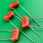(4X) Mallory .0075UF/600V Capacitors Guitar Tone Nos Film & Foil Open. Price: $9.99.