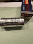 Vintage Mallory PFP318.87 Multi-section Capacitor 250/150/200 Mfd 200V Nos New. Price: $20.00.