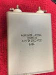 JP09M P09M933 4MFD 1500VDC Aerovox Capacitor Nos New. Price: $16.00.