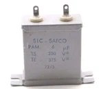 Capacitor Sic - Safco 6UF Ts 250V Te 375V Nos (new Old Stock) 1PC CA330U3F270717. Price: $13.33.