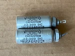 Nos Vintage .22 Uf 300V Sprague Vitamin Pio Capacitors Oil 181P (qty) New. Price: $30.00.
